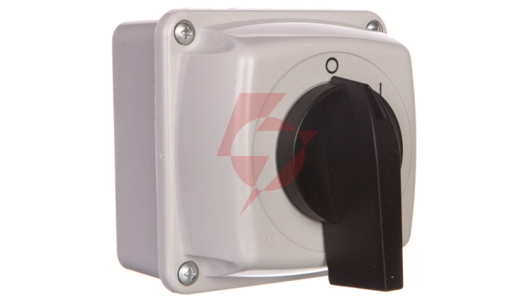 Łącznik krzywkowy 0-I 1P 25A w obudowie IP65 Łuk E25-53 952553