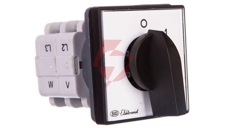 Łącznik krzywkowy 0-1-2-3 3P 40A IP65 Łuk 40-62 924062
