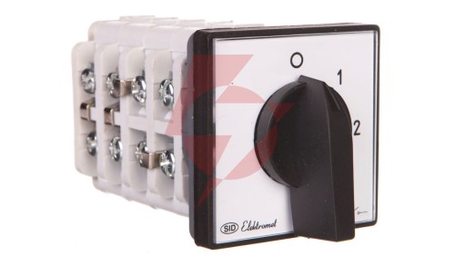 Łącznik krzywkowy 0-1-2 5P 40A IP65 Łuk 40-32 924019