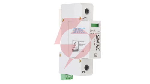 Ogranicznik przepięć Typ T2 1P 20kA SIMTEC SM20C/1-275 85101000