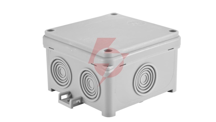 Puszka n/t hermetyczna pusta 88x88x58mm IP54 z dławicą zintegrowaną szara N80x80F 35210002 /36szt./