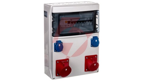 Rozdzielnica stacjonarna STAR 32A/5PxB32 16A/5PxB16 2GSx2B16 FI40 IP54 9023007W