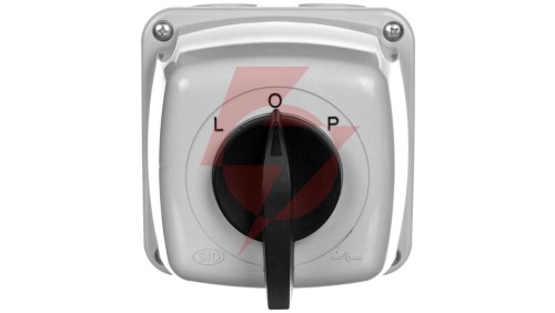 Łącznik krzywkowy L-0-P 3P 63A w obudowie IP65 ŁUK 63-43 916330