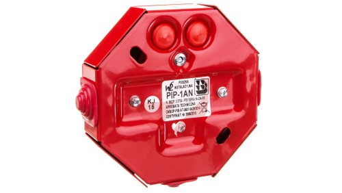 Puszka instalacyjna przeciwpożarowa E90 bezpiecznik 0,375A W2 PIP-1AN/0,375A