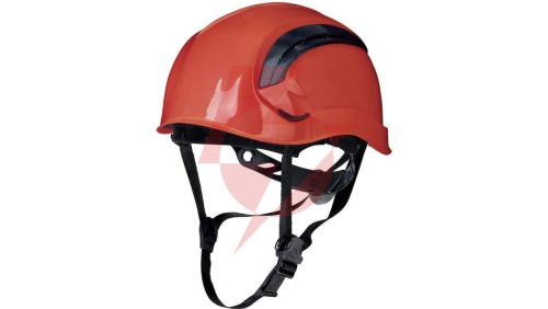 Hełm ochronny z ABS w stylu górskim wentylowany z regulacją od 53cm do 63cm pomarańczowy fluo rozmiar REGULOWANY TETE GRAWIORFL