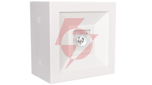 Oprawa LOVATO N LED 3W 370lm (opt. otwarta) 1h dwuzadaniowa AT biała LVNO/3W/B/1/SA/AT/WH