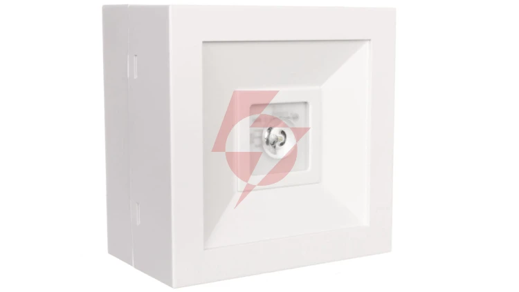 Oprawa LOVATO N LED 3W 370lm (opt. otwarta) 1h dwuzadaniowa AT biała LVNO/3W/B/1/SA/AT/WH
