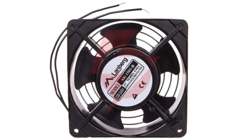 Wentylator do szaf 19 wiszących 230V 120x120x38mm czarny AK-1501-B