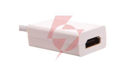 Adapter mini DisplayPort 1.1 - HDMI 0,1m biały 51729