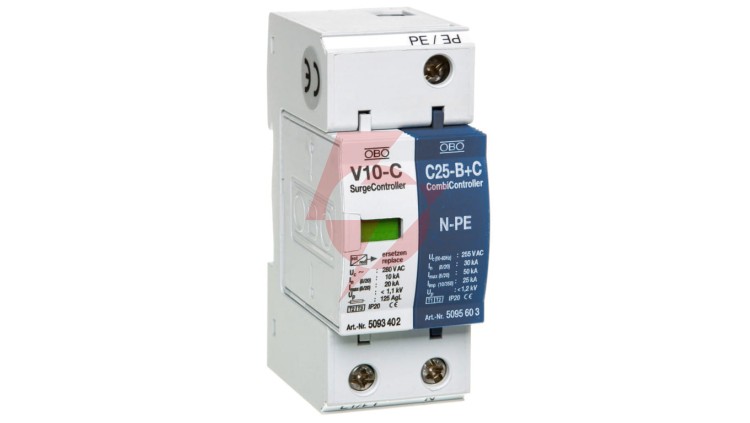 Ogranicznik przepięć Typ T2+D 2P 10kA 1,1kV V10-C 1+NPE-280 5093418