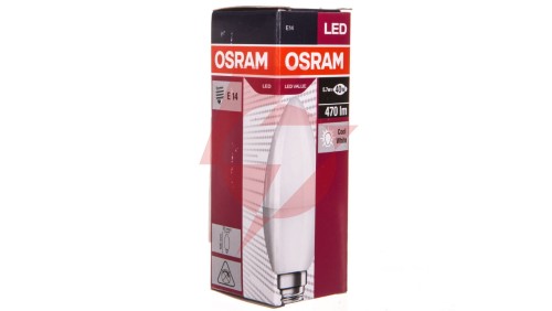 Żarówka LED VALUE CLASSIC B 40 E14 4,9W 470lm 6500K 865 FR non-dim 4052899971066