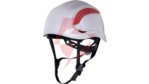 Hełm ochronny z ABS w stylu górskim wentylowany z regulacją od 53 cm do 63 cm biały fluo rozmiar REGULOWANY TETE GRAWIBCFL