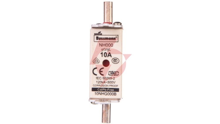 Wkładka bezpiecznikowa NH000 10A gL/gG 500V 10NHG000B