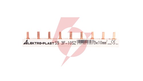 Szyna prądowa typu PIN 3P 10mm2 63A 9 pinów IZS10/3F/9 45.219