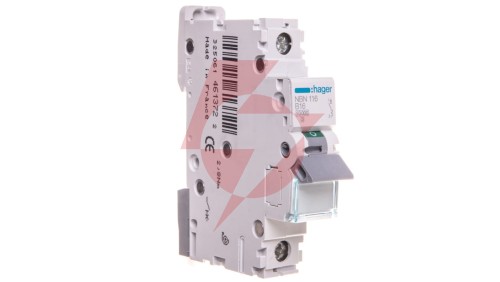 Wyłącznik nadprądowy 1P B 16A 10kA AC NBN116