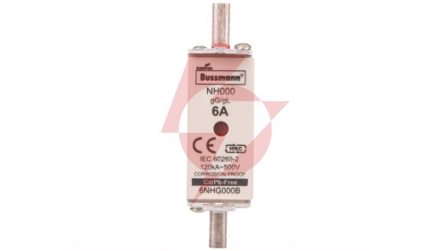 Wkładka bezpiecznikowa NH000 6A gL/gG 500V 6NHG000B