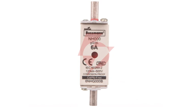 Wkładka bezpiecznikowa NH000 6A gL/gG 500V 6NHG000B