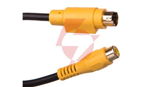 Przewód adapter miniDIN 4pin (S-Video) - RCA 0,2m 60845