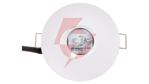 Oprawa awaryjna AXP IP65/20 ECO LED 3W 330lm (opt. road) 1h jednozadaniowa AT biała AXPR/3W/E/1/SE/AT/WH