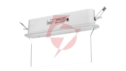Oprawa awaryjna ARROW P LED 1W 1h dwuzadaniowa + PU31 PU41 biała ARP/1W/C/1/SA/X/WH