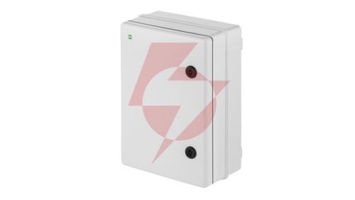 INDUSTRIAL Szafka rozdzielcza hermetyczna SR1 z płytą montażową 252x352x142mm 400V IP65 szara RAL7035 2753-00