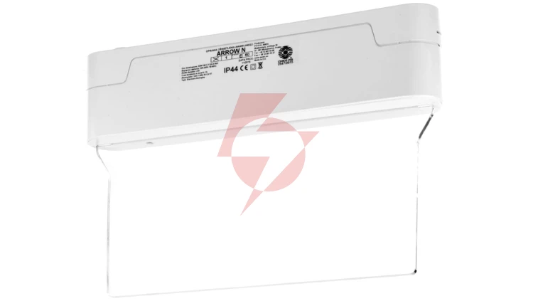 Oprawa awaryjna ARROW N LED 1W 1h dwuzadaniowa + PU31 PU41 biała ARN/1W/C/1/SA/X/WH