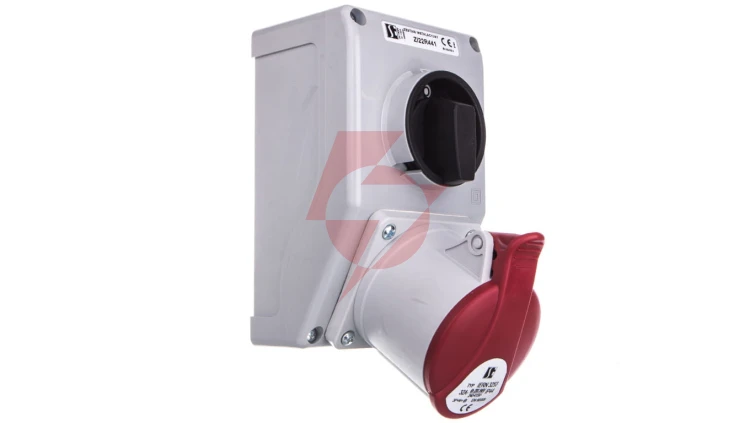 Zestaw instalacyjny z gniazdem 32A 5P (0-1) IP44 ZI22R441