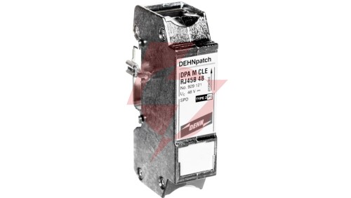 Ogranicznik przepięć DEHNpatch CLE, adapter gniazdo RJ45/gniazdo RJ45, do sieci LAN 1Gb, ATM, FDDI, CDDI 929121