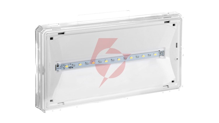 Oprawa awaryjna EXIT IP65 1W 1h jednozadaniowa biała ETE/1W/E/1/SE/X/WH