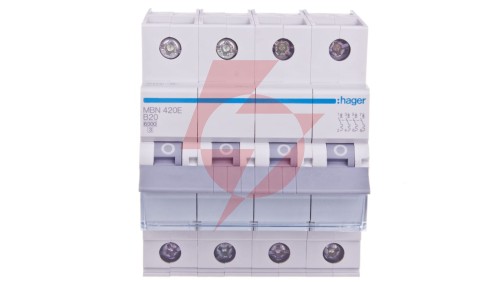 Wyłącznik nadprądowy 4P B 20A 6kA AC MBN420E