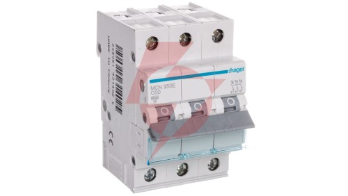 Wyłącznik nadprądowy 3P C 50A 6kA AC MCN350E