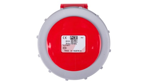 Gniazdo przenośne 16A 5P 400V czerwone IP67 TURBO TWIST 2152-6tt