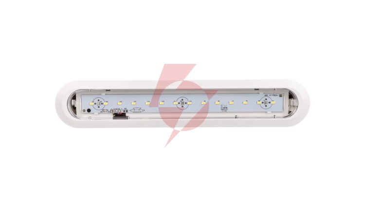 Oprawa awaryjna ARROW P LED 3W 1h jednozadaniowa biała ARPS/3W/E/1/SE/X/WT
