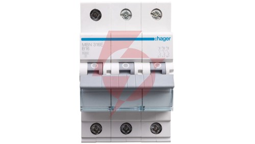 Wyłącznik nadprądowy 3P B 16A 6kA AC MBN316E