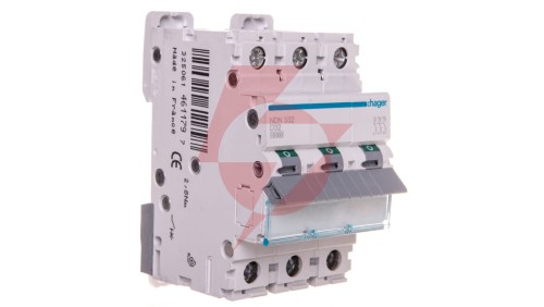 Wyłącznik nadprądowy 3P D 32A 10kA AC NDN332