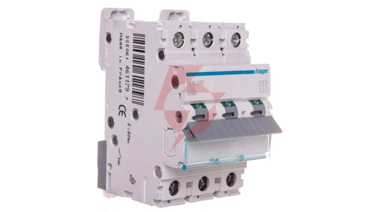 Wyłącznik nadprądowy 3P D 32A 10kA AC NDN332