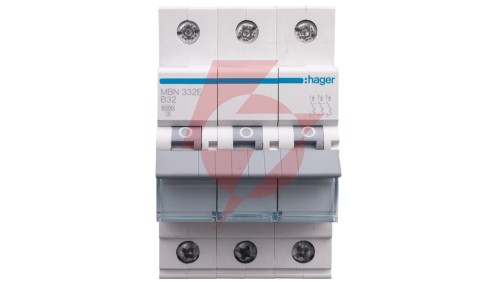 Wyłącznik nadprądowy 3P B 32A 6kA AC MBN332E