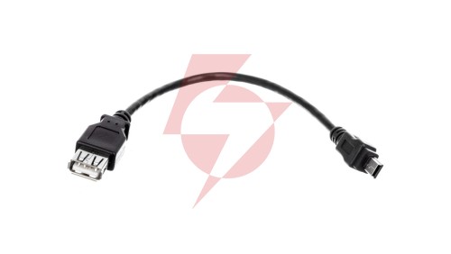 Przewód adapter USB 2.0 High-Speed USB-A - miniUSB-B(5pin) 0,2m 50291