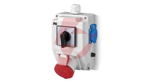 RS-Z rozdzielnica siłowa wyłącznik L-0-P 3P+N+Z 32A, 2x2P+Z 230V szary 6276-20
