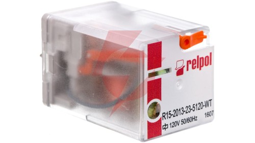 Przekaźnik przemysłowy 3P 10A 120V AC R15-2013-23-5120-WT 802870