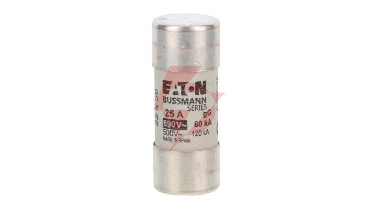Wkładka bezpiecznikowa cylindryczna 22x58mm 25A gL/gG 690V C22G25