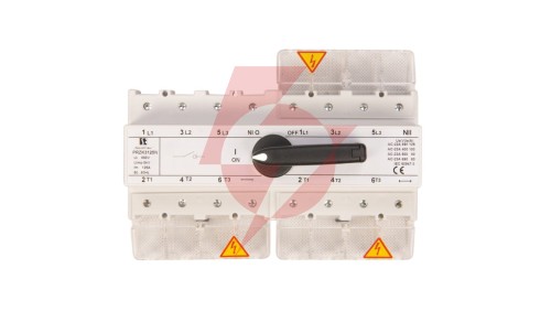 Przełącznik sieć-agregat 125A 3P+N (biegun N nierozłączalny) PRZK-3125NW02