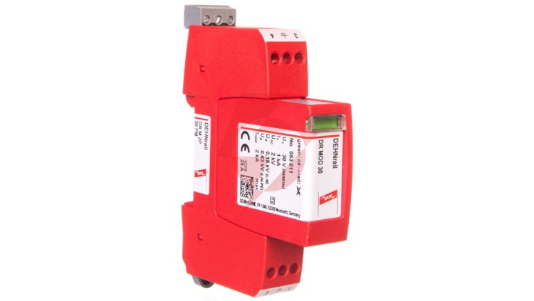 Ogranicznik przepieć Typ T3 2P 2kA 0,63kV DEHNrail M 2P 30 FM 953206