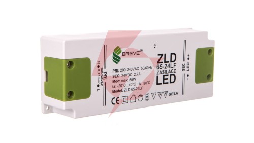 Zasilacz LED 24V DC 65W ZLD 65-24LF 2,7A 19724-9013