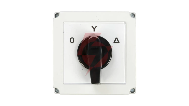 Łącznik krzywkowy gwiazda-trójkąt 3P 40A w obudowie 4G40-12-PK R214 63-840591-041
