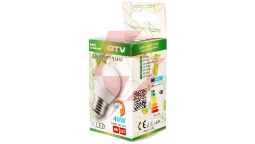 Żarówka LED E27 B45C 6W 470lm 3000K AC220-240V 160st. LD-SMGB45C-60