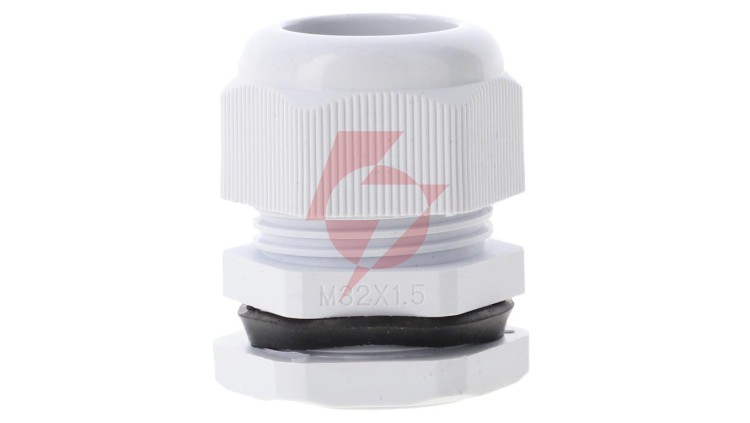 Dławnica kablowa fi 18-25mm M32 IP68 szara tworzywo 34.532