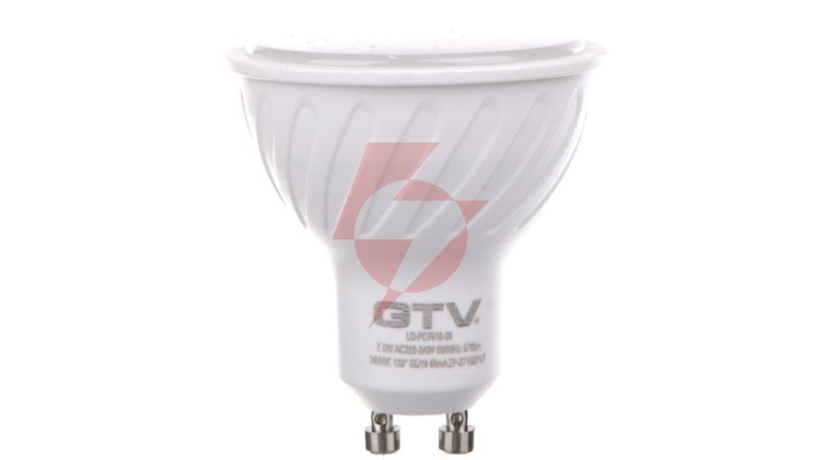 Żarówka LED GU10 7,5W 570lm 3000K AC180-250V 120st. LD-PC7510-30