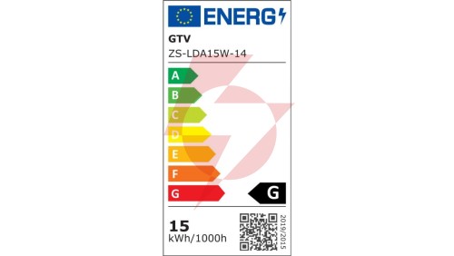 Żarówka E14 specjalna do lodówki 15W 90lm 3000K AC220-240V ZS-LDA15W-14