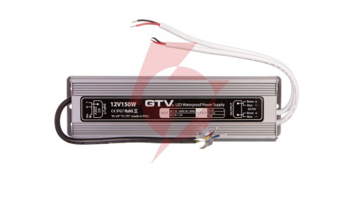 Transformator led wodoodporny, 150W, IP 67, DC12V